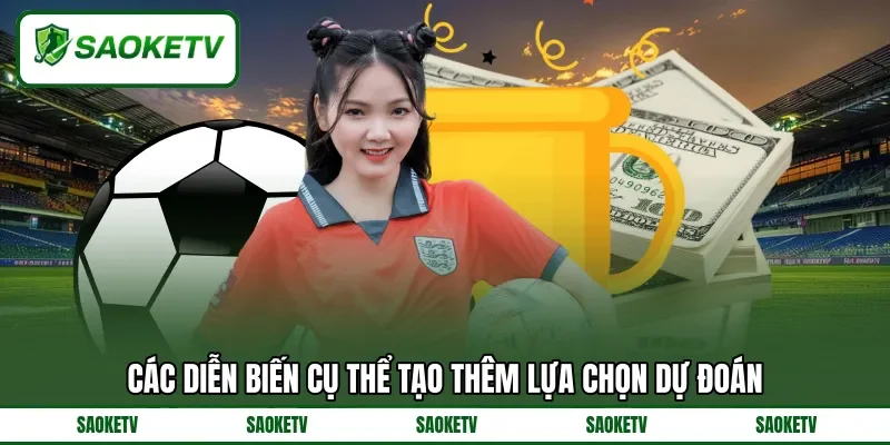 Các diễn biến cụ thể tạo thêm lựa chọn dự đoán Các diễn biến cụ thể tạo thêm lựa chọn dự đoán