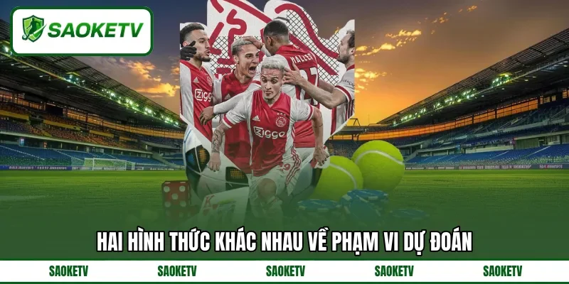 Hai hình thức khác nhau về phạm vi dự đoán Hai hình thức khác nhau về phạm vi dự đoán